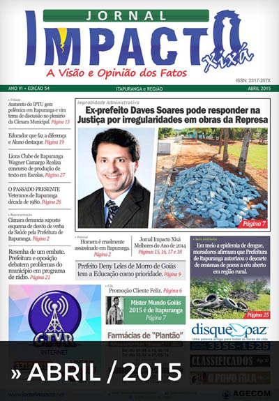 Edição Jornal Impacto Xixá - Abril - 2015