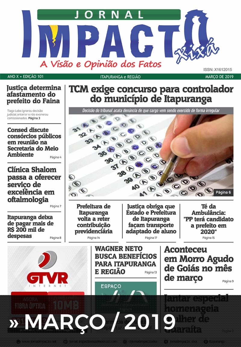 Edição Jornal Impacto Xixá - Março - 2019