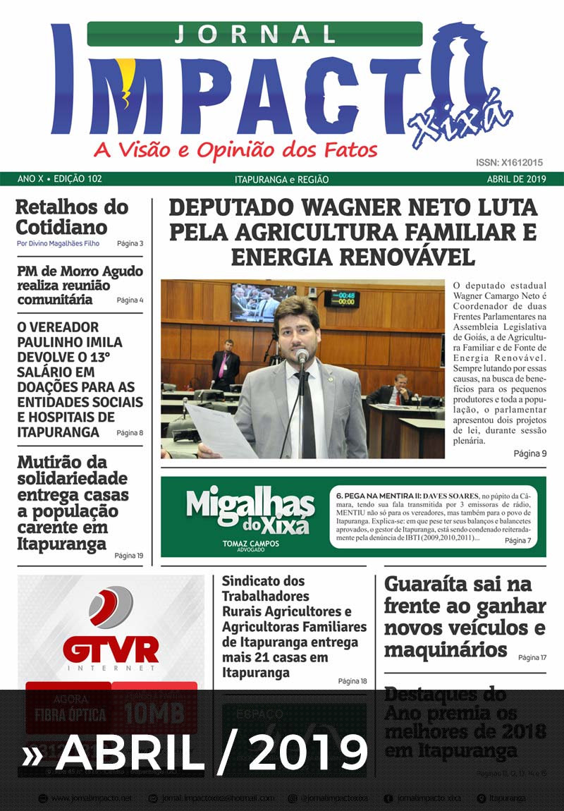 Edição Jornal Impacto Xixá - Abril - 2019
