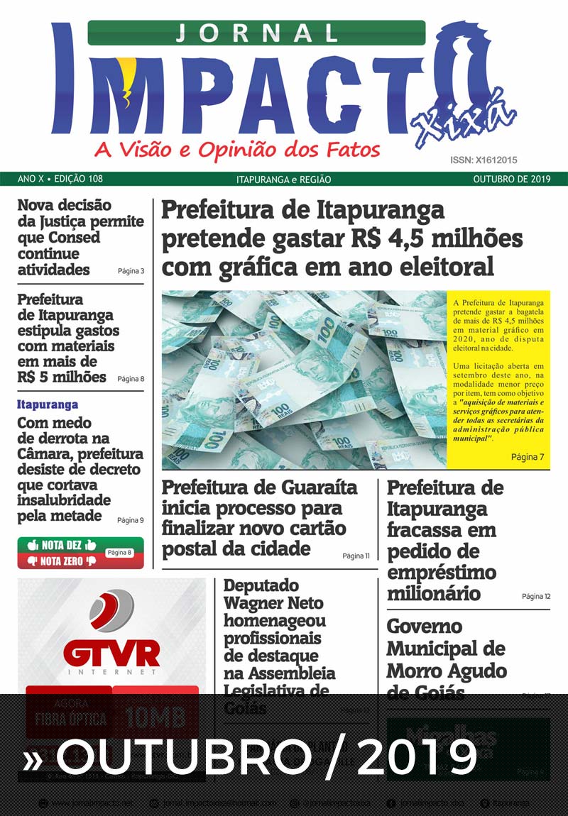 Edição Jornal Impacto Xixá - Outubro - 2019