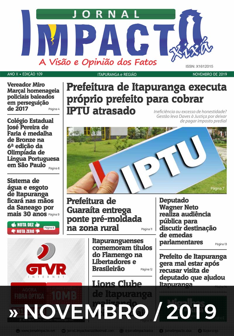 Edição Jornal Impacto Xixá - Novembro - 2019