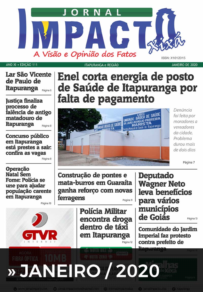 Edição Jornal Impacto Xixá - Janeiro - 2020
