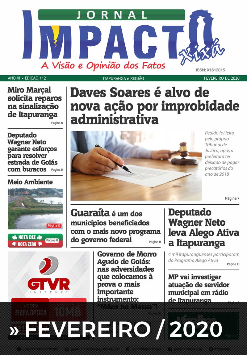 Edição Jornal Impacto Xixá - Fevereiro - 2020
