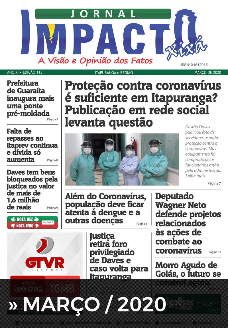 Edição Jornal Impacto Xixá - Março - 2020