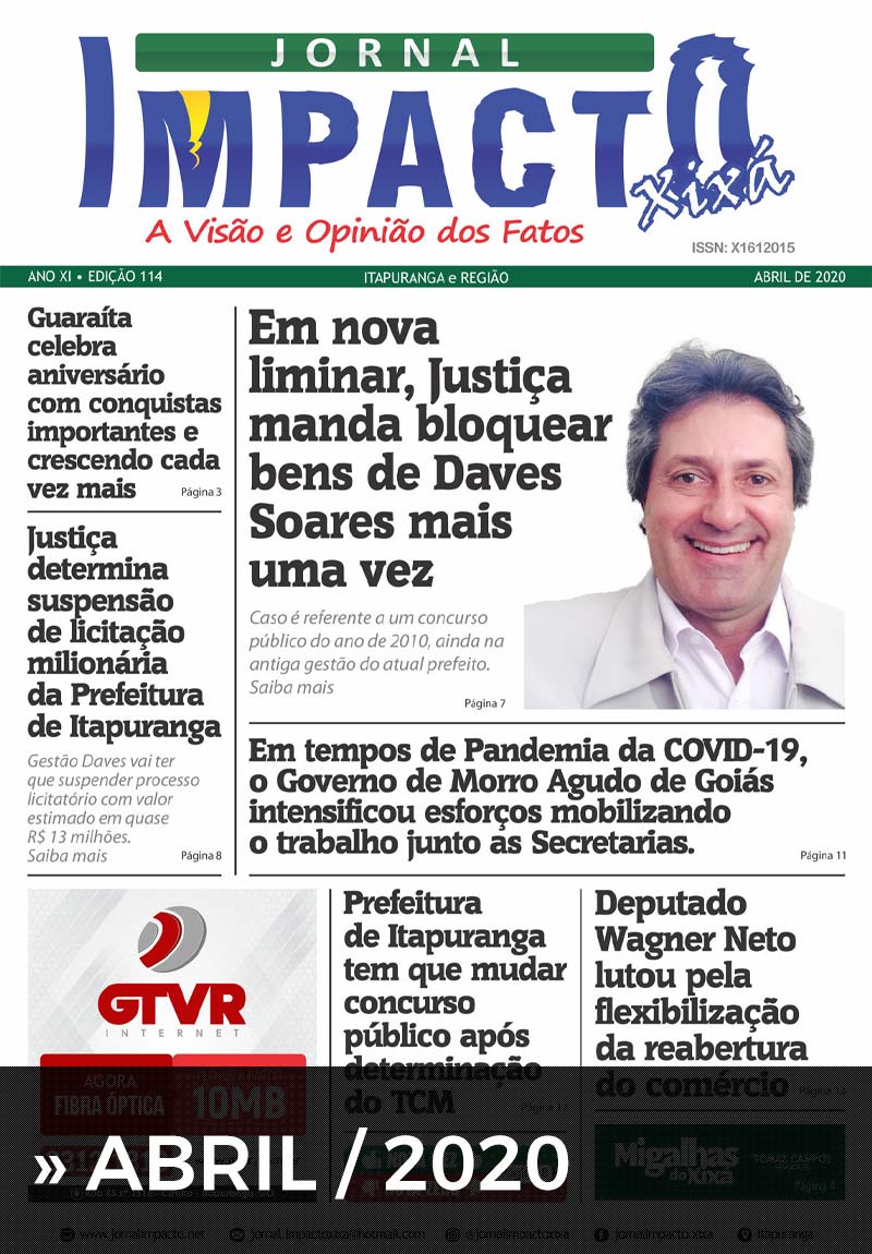 Edição Jornal Impacto Xixá - Abril - 2020