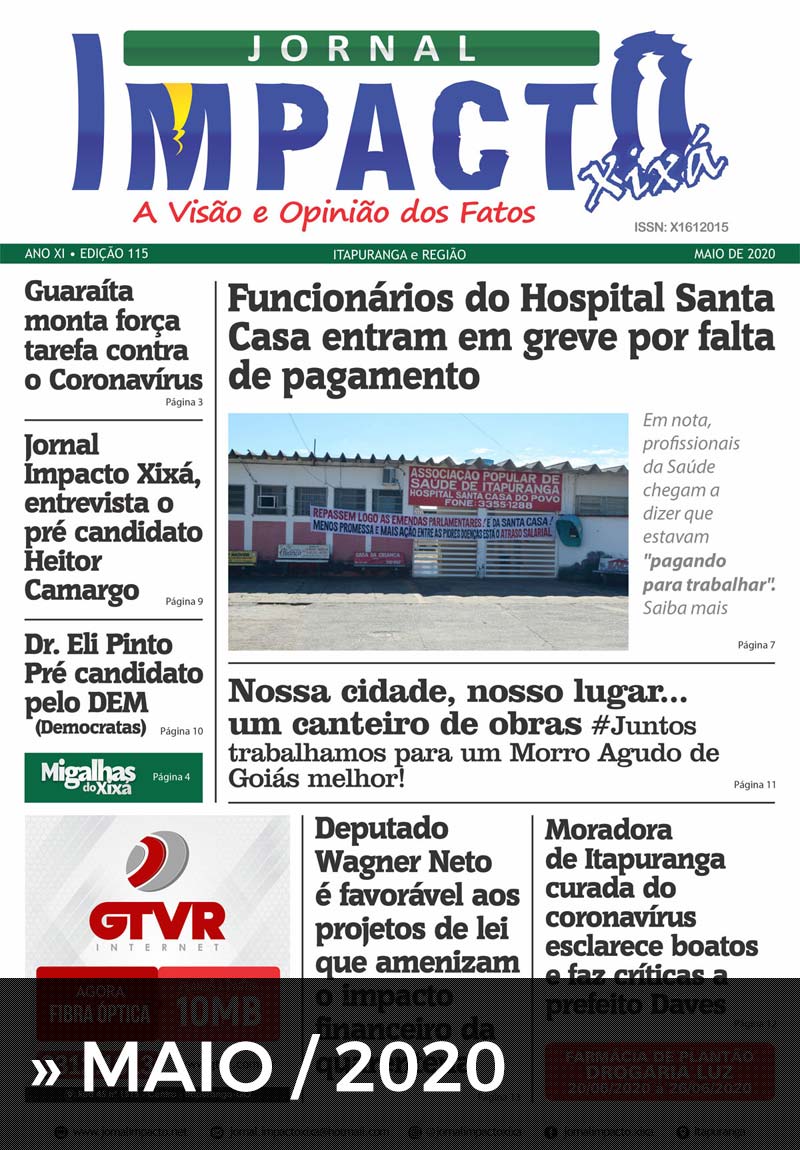 Edição Jornal Impacto Xixá - Maio - 2020