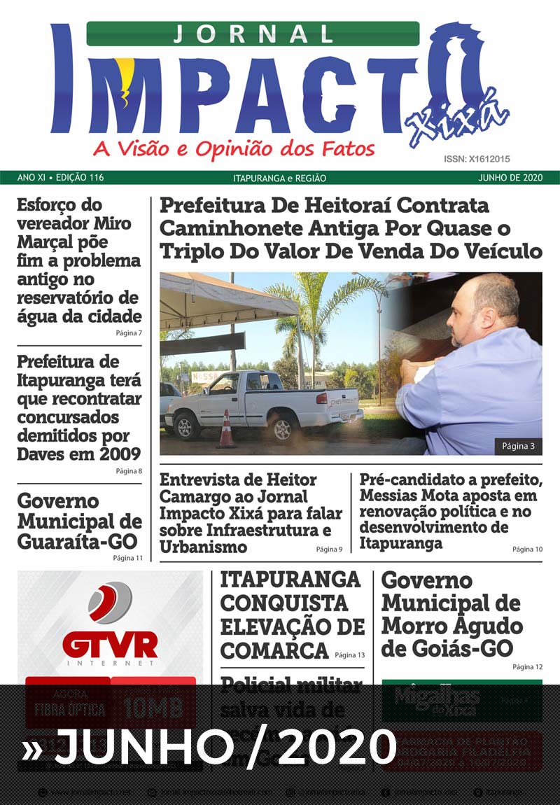 Edição Jornal Impacto Xixá - Junho - 2020