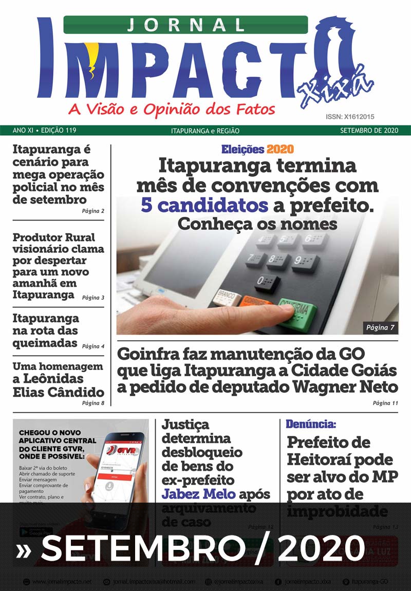 Edição Jornal Impacto Xixá - Setembro - 2020