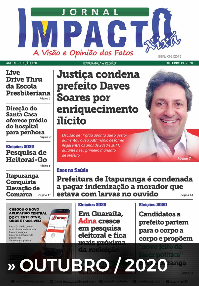 Edição Jornal Impacto Xixá - Outubro - 2020
