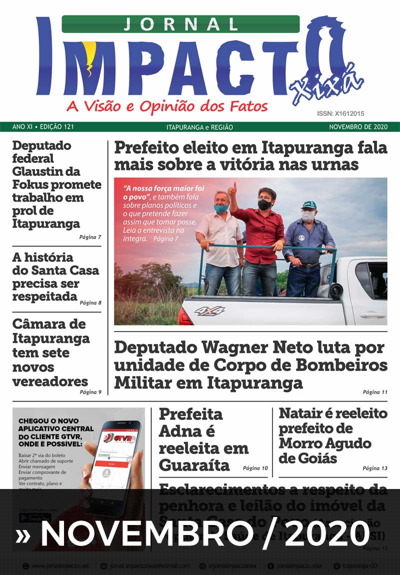 Edição Jornal Impacto Xixá - Novembro - 2020