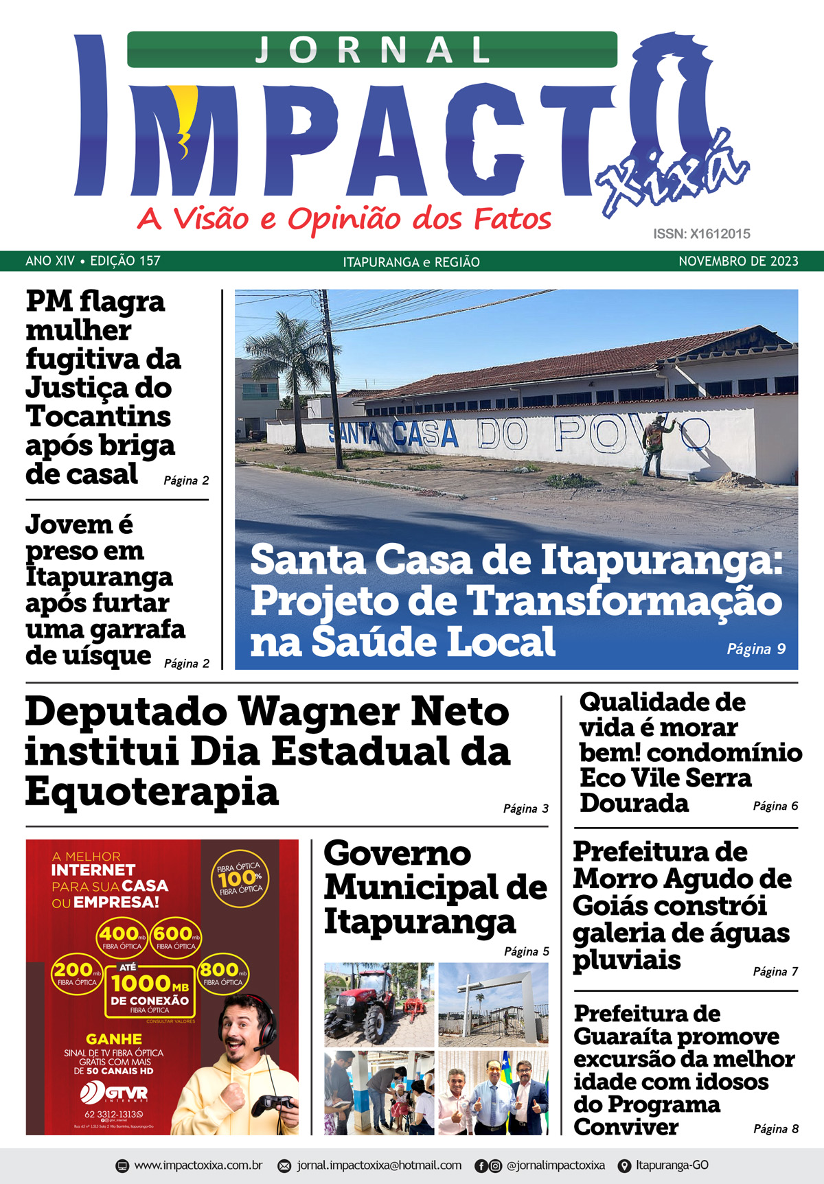Edição Jornal Impacto Xixá - Novembro - 2023