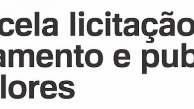 Photo of Prefeitura cancela licitação com suspeita de superfaturamento e publica pregão com novas valores