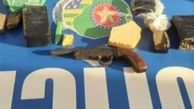 Photo of PM de Araguapaz prende em flagrante homem suspeito de tráfico de drogas