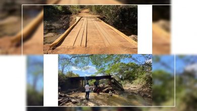 Photo of O Prefeito Paulinho Imila visitou as obras da ponte sobre o Rio Canastra, na região da Campininha.