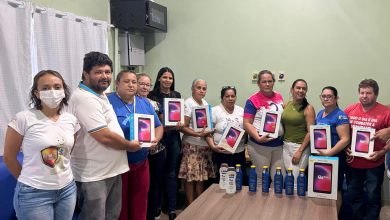 Photo of Prefeitura de Guaraíta entrega novos tabletes a agentes comunitários de Saúde do município
